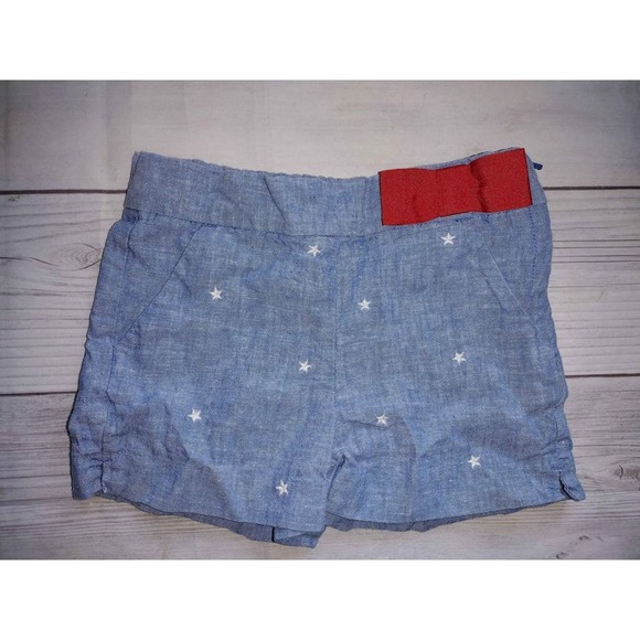 Janie and Jack girls blue star shorts size 3 - Picture 1 of 5